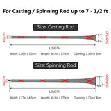 Fishing Rod Sleeves Protective Rod Socks Up to 7-1/2ft - Bassdash