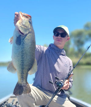 Men’s UPF 50+ Long Sleeve Fishing Hoodie with UV Neck Gaiter FS06M - Bassdash