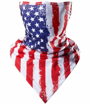 UPF 50+ UV Protection Earloop Neck Gaiter Windproof Bandanas - Bassdash