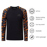 Youth UPF 50+ Camo Long Sleeve Fishing Shirt FS08Y - Bassdash