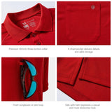 Men's Short Sleeve Polo Shirts UPF 50 LB06M - Bassdash