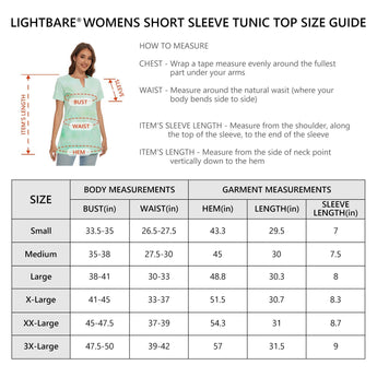 Women's UPF 50+ Short Sleeve Notch Neck Tunic Tops LB14W - Bassdash