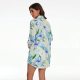 Women's UPF 50+ Long Sleeve Button Down Shirt Dress LB16W - Bassdash