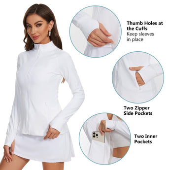 Women’s Full Zip Athletic Jacket LB18W - Bassdash