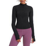 Women’s Half Zip Workout Tops LB19W - Bassdash