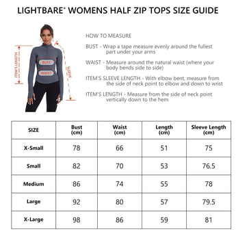 Women’s Half Zip Workout Tops LB19W - Bassdash