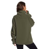 Women’s Oversized Half Zip Fleece Sweatshirts LB21W - Bassdash