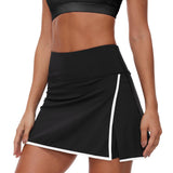 Women's Side Slit Tennis Skirts with Shorts LB17W - Bassdash