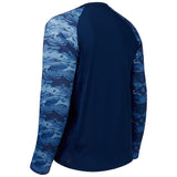 Men's UPF 50+ Camo Long Sleeve Fishing Shirt FS08M - Bassdash