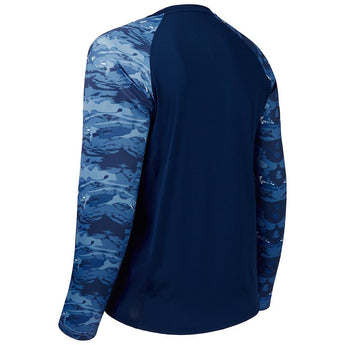 Men's UPF 50+ Camo Long Sleeve Fishing Shirt FS08M - Bassdash
