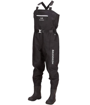 Men's 3D PVC Game Wader (Black Plaid) - Boot Foot - Bassdash