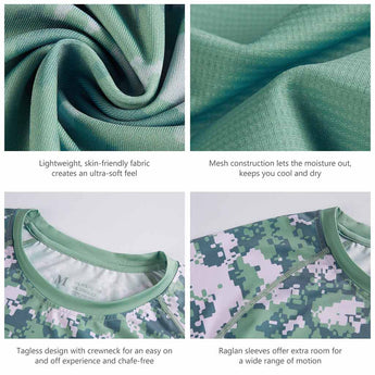 Green Digital Camo Gradient