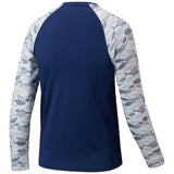 Youth UPF 50+ Camo Long Sleeve Fishing Shirt FS08Y - Bassdash