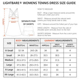 Women's UPF 50+ Tennis Dress with shorts LB06W - Bassdash