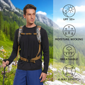 Men’s UPF 50+ Quick Dry Long Sleeve Shirt