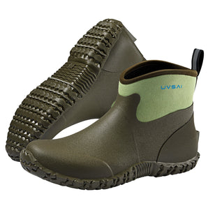 UVSAI Men’s Waterproof 5.3-inch Ankle High Garden Shoes Rain Boots
