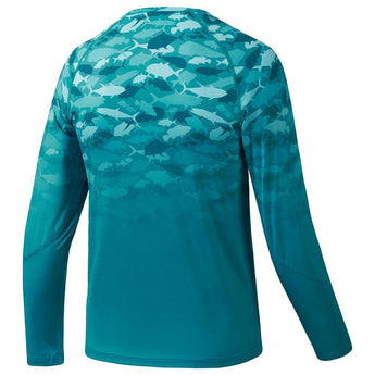 Youth UPF50+ Camo Long Sleeve Fishing Shirt FS14Y - Bassdash