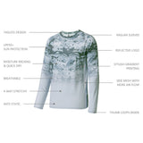 Abstract Grey Marble Gradient