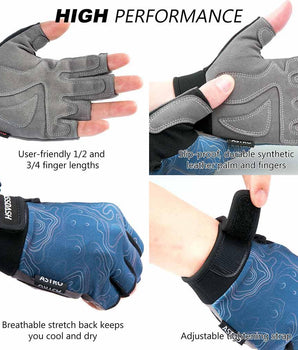 Men's Astro Fingerless Fishing Gloves - Bassdash