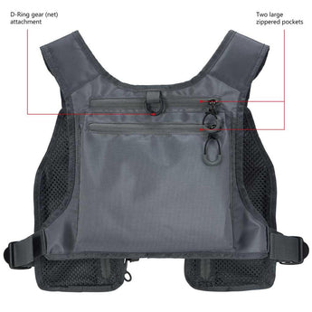 FV08 Ultra Lightweight Fishing Vest for Men Women - Bassdash