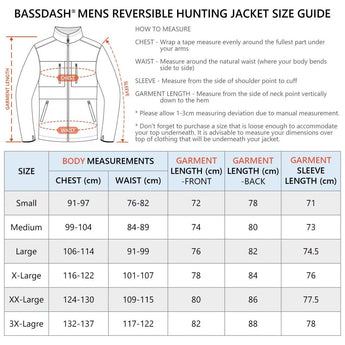 Reversible Lightweight Insulated Hunting Jacket - Bassdash