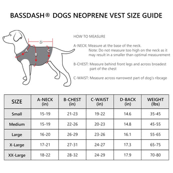 Dog Neoprene Hunting Vest FV10 - Bassdash