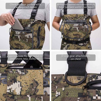Men's Veil Camo Breathable Wader - Stocking Foot - Bassdash