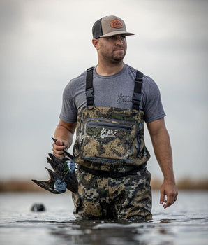 Men's Veil Camo Breathable Wader - Stocking Foot - Bassdash