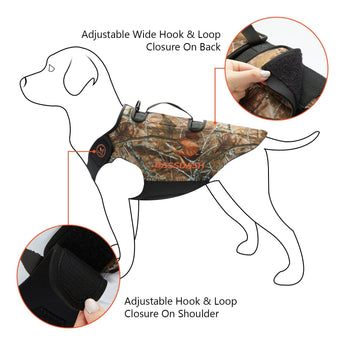 Dog Neoprene Hunting Vest FV10 - Bassdash