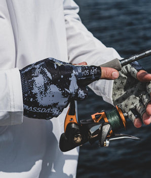 3/4 Finger UPF 50+ Sun Gloves Fishing Gloves