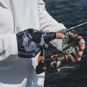 3/4 Finger UPF 50+ Sun Gloves Fishing Gloves