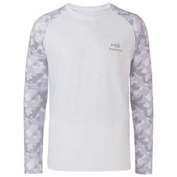 Men's UPF 50+ Camo Long Sleeve Fishing Shirt FS08M - Bassdash