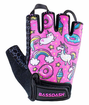 Kids' Gloves with Padded Grippy Palm UV Protection for Bicycle Fishing - Bassdash