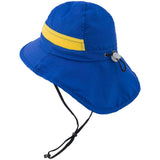 Youth UPF 50+ Sun Hat with Wide Brim Neck Flap Mesh Vent - Bassdash