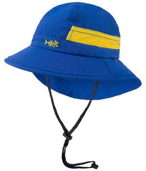 Youth UPF 50+ Sun Hat with Wide Brim Neck Flap Mesh Vent - Bassdash