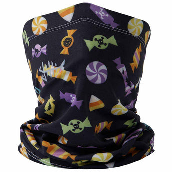 Kids’ Sun Protection Cartoon Print Neck Gaiter - Bassdash