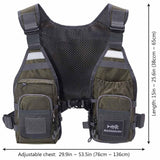 FV08 Ultra Lightweight Fishing Vest for Men Women - Bassdash