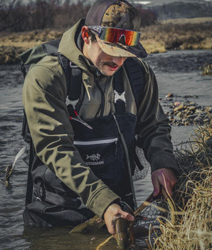 Men's 3D PVC Game Wader (Black Plaid) - Boot Foot