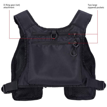 FV08 Ultra Lightweight Fishing Vest for Men Women - Bassdash