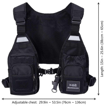 FV08 Ultra Lightweight Fishing Vest for Men Women - Bassdash