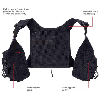 FV08 Ultra Lightweight Fishing Vest for Men Women - Bassdash