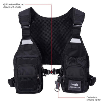 FV08 Ultra Lightweight Fishing Vest for Men Women - Bassdash