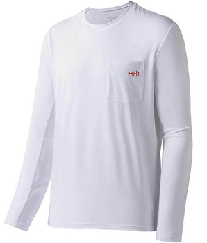 Men’s UPF 50+ Long Sleeve Fishing Shirt with Chest Pocket - Bassdash