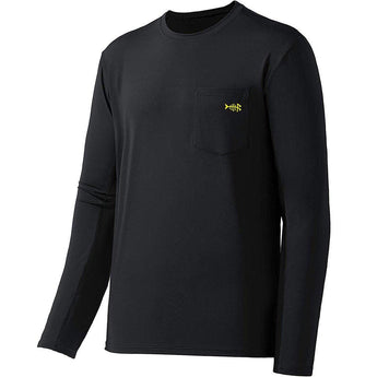 Men’s UPF 50+ Long Sleeve Fishing Shirt with Chest Pocket - Bassdash