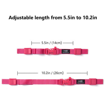 Kids' Adjustable Chest Strap For Backpack With Buckle, 2-Pack - Bassdash