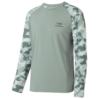 Men's UPF 50+ Camo Long Sleeve Fishing Shirt FS08M - Bassdash