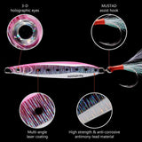 3-Pack STIX Casting Vertical Slow Jigging Lures with Mustad Hooks - Bassdash