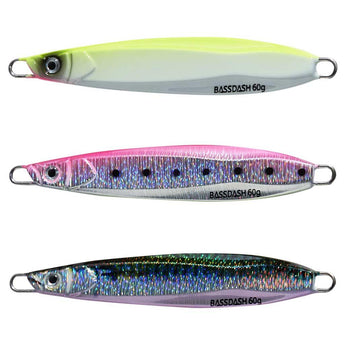 3-Pack STIX Casting Vertical Slow Jigging Lures with Mustad Hooks - Bassdash