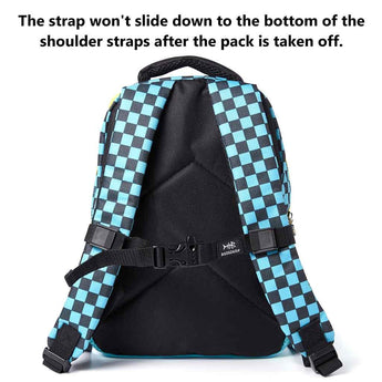 Kids' Adjustable Chest Strap For Backpack With Buckle, 2-Pack - Bassdash