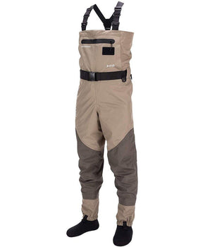 Khaki Convertible Breathable Wader - Stocking Foot - Bassdash